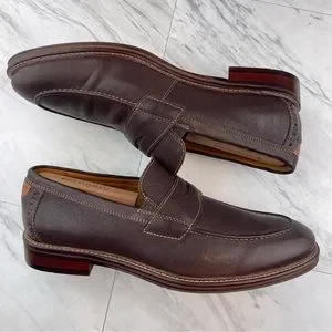 •Johnston & Murphy flex Penny Loafer Men Brown Size 8.5 Leather sheepskin Johnston & Murphy | Shoes | Johnston Murphy Flex Penny  main image 3